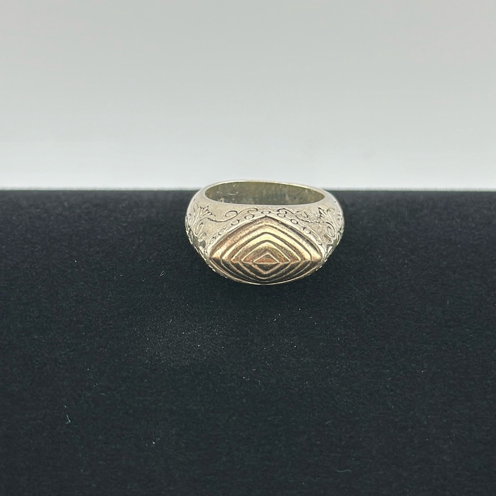 Heavy statement Sterling  silver ring